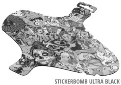 Garde-boue Avant Kol:oss -Vélo Pièces Magasin 02 riesel design schutzblech mudguard front koloss stickerbomb ultra black