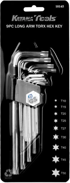 Katana Jeu De Clés à Six Pans Creux 10T - 50T 9 Katana Jeu De Clés à Six Pans Creux 10T - 50T -Vélo Pièces Magasin 10145 KATANATOOLS TORXSET NEUES TITELFOTO