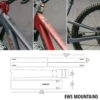 Dyedbro EWS Mountains Kit De Protection Du Cadre 1 Dyedbro EWS Mountains Kit De Protection Du Cadre -Vélo Pièces Magasin 20101647 dbf11231 ews mountains
