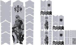 Unscratch Frame Film De Protection Pour Cadre - E-Bike Sons Of Battery Black Matt