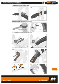 Kit De Garde-boue Velo 65 Mountain 29 -Vélo Pièces Magasin AB bedienungsanleitung VELO SERIE 2