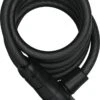 Abus Primo 5510K/180 SR Antivol à Câble Spiralé, Y Compris Support SR -Vélo Pièces Magasin Abus 14260 5510K 180 10 BK a Primo 5510K180 SR Spiralkabelschloss inkl SR Halter
