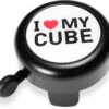 Cube I Love - Sonnette De Vélo 1 Cube I Love - Sonnette De Vélo -Vélo Pièces Magasin Cube I love my Cube Fahrradklingel 15086