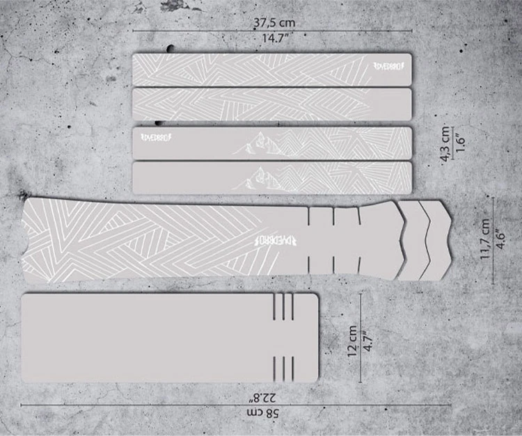 Dyedbro Kit De Protection Du Cadre De Vélo électrique Stay Free 7 Dyedbro Kit De Protection Du Cadre De Vélo électrique Stay Free – Image 6