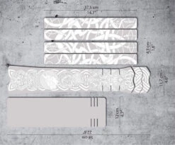 Dyedbro Kit De Protection Du Cadre De L'E-Bike Viking -Vélo Pièces Magasin DYEDBRO Viking E Bike Rahmenschutz Kit EB 22213 6