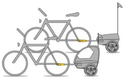 Weber Accouplement EH Système De Béquilles Hebie -Vélo Pièces Magasin EH Kupplung Hebie Standersystem KU 02 000 12 04 1