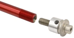 Adaptateur à Travers L'axe 12mm -Vélo Pièces Magasin FollowMe Adapter Steckachse 12mm 121130 ALU 3