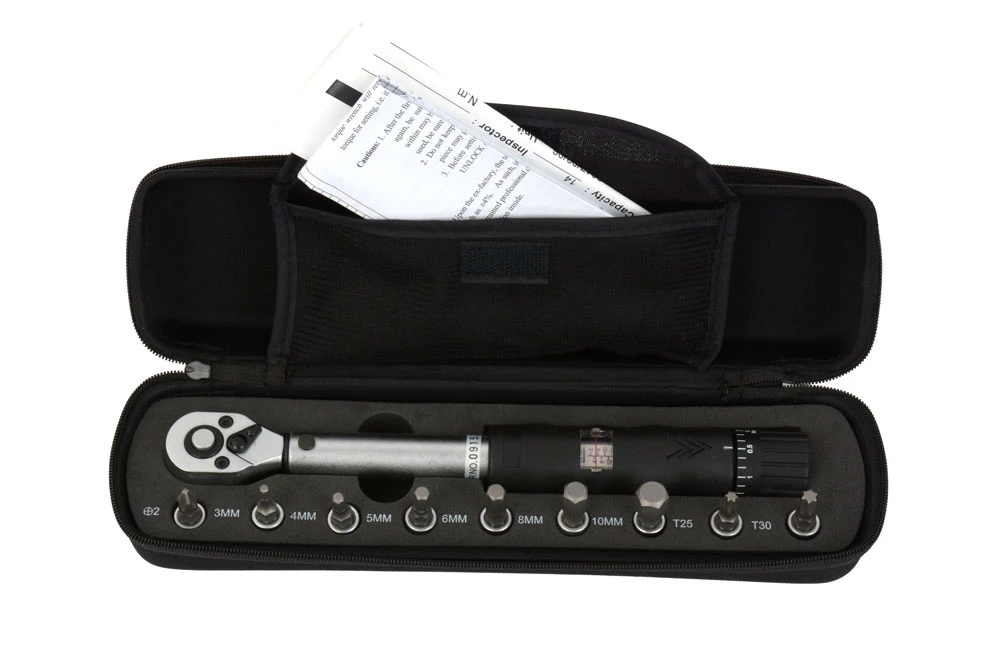 Clé Dynamométrique Comp 1/4" 2-14 Nm Incl. Embouts 4 Clé Dynamométrique Comp 1/4" 2-14 Nm Incl. Embouts – Image 2