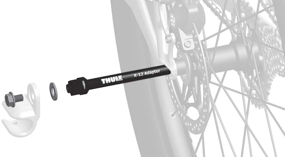 Thule Thru Axle Maxle Adaptateur D'axe M12 X 1.75 4 Thule Thru Axle Maxle Adaptateur D'axe M12 X 1.75 – Image 2