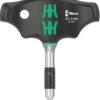 Wera 411 A RA Tournevis Adaptateur à Manche En T Avec Fonction Cliquet, 1/4" -Vélo Pièces Magasin Wera 411 A RA Quergriff Adapterschraubendreher mit Ratschenfunktion 14 4013288222817 1