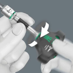 Wera 411 A RA Tournevis Adaptateur à Manche En T Avec Fonction Cliquet, 1/4" -Vélo Pièces Magasin Wera 411 A RA Quergriff Adapterschraubendreher mit Ratschenfunktion 14 4013288222817 3