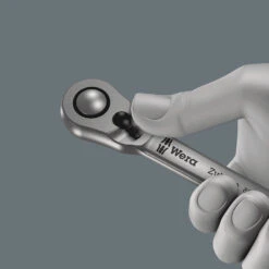 Wera 8000 B Cliquet Zyklop Metal Avec Levier D'inversion, à Carré 3/8" -Vélo Pièces Magasin Wera 8000 B Zyklop Metal Knarre 4013288174048 2