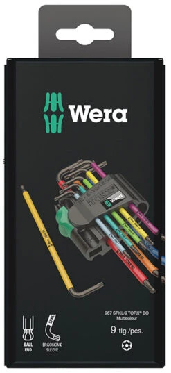 Wera 967/9 TX BO Multicolour 1 SB Jeu De Clés Mâles