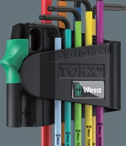 Wera 967/9 TX BO Multicolour 1 SB Jeu De Clés Mâles -Vélo Pièces Magasin Wera 9679 TX BO Multicolour 1 SB Winkelschlusselsatz 05073599001 3