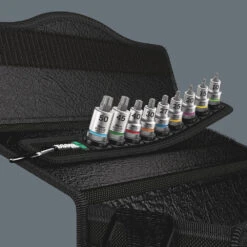 Wera Belt B 3 TORX® HF Zyklop Jeu De Douille-embouts TORX® 3/8" Avec Fonction De Rete -Vélo Pièces Magasin Wera Belt B 3 TORX R HF Zyklop Bitnuss Satz TORX 05003972001 6