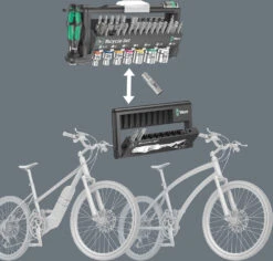 Wera Jeu De Bicyclettes 3 (avec Deux Démonte-pneus) -Vélo Pièces Magasin Wera Bicycle Set 3 05004172001 3