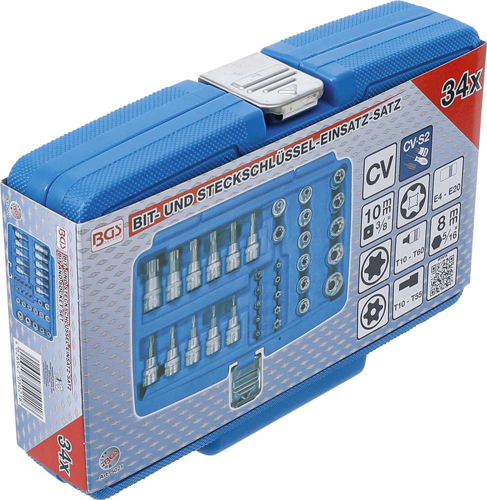 Jeu De Douilles Et D'embouts 3/8" Pour Torx 8 Jeu De Douilles Et D'embouts 3/8" Pour Torx – Image 6