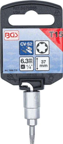 Jeu De Douilles à Embout D'extraction De Vis Pour Torx 1/4" Et 3/8" 7 Pièces 12 Jeu De Douilles à Embout D'extraction De Vis Pour Torx 1/4" Et 3/8" 7 Pièces -Vélo Pièces Magasin bgs technic 7098 Schraubenausdreher Bit Einsatz Satz fur Torx 14 und 38 7 teilig 5