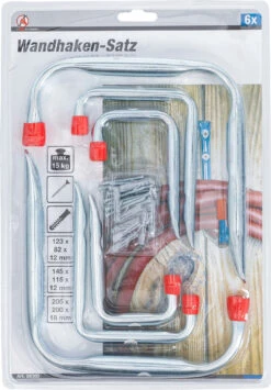 Assortiment De Crochets Muraux 6 Pcs. -Vélo Pièces Magasin bgs technic 88300 20114157 Wandhaken Sortiment 6 tlg 4