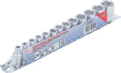 Jeu De Douilles Hexagonales 1/4 -Vélo Pièces Magasin bgs technic 9102 20126702 Steckschlusseleinsatz Satz Sechskant 14 4