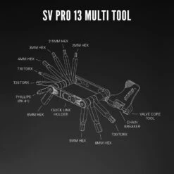 Lezyne SV PRO 13 Multitool -Vélo Pièces Magasin lezyne 1 MT SVPRO 13T06 SV PRO 13 Multitool 3