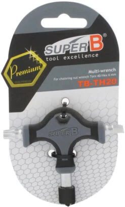 Super B TB-TH20 Outil Pour Vis De Plateau Incl. T40 / Hex 6mm -Vélo Pièces Magasin superB 20114885 TB TH20 Werkzeug fur Kettenblattschrauben inkl T40 Hex 6mm 2