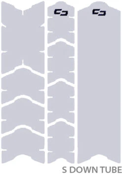 Unscratch Frame Film De Protection Pour Cadre - Clear Matt -Vélo Pièces Magasin unleazhed 20117757 Unscratch Frame Rahmenschutzfolie Clear Matt s top tube 3