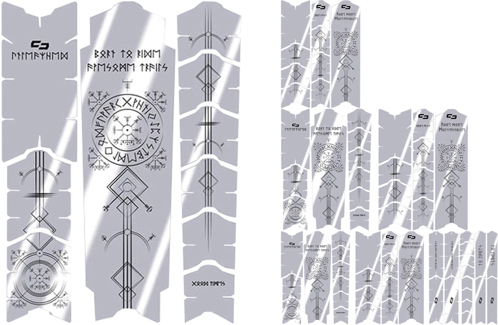 Unscratch Frame Film De Protection Pour Cadre - Runes Of Shred Black Glossy 3 Unscratch Frame Film De Protection Pour Cadre - Runes Of Shred Black Glossy