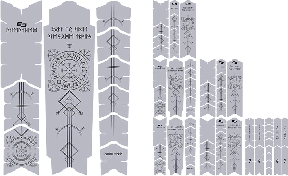 Unscratch Frame Film De Protection Pour Cadre - Runes Of Shred Black Matt 3 Unscratch Frame Film De Protection Pour Cadre - Runes Of Shred Black Matt