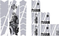 Unscratch Frame Film De Protection Pour Cadre - E-Bike Sons Of Battery Black Glossy